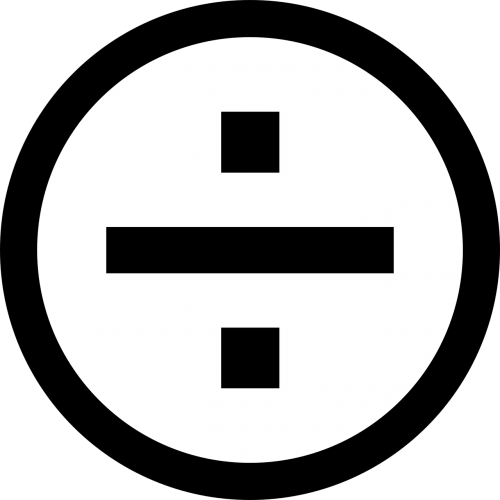 divide symbol math