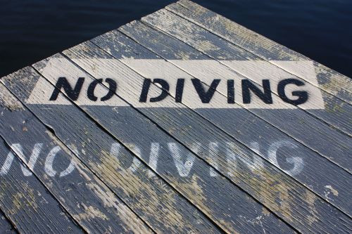 diving dock lake