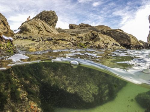 diving beach mar