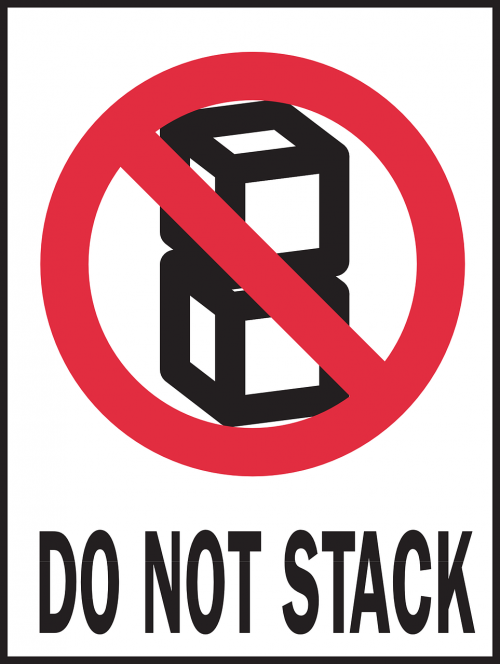 do not stack