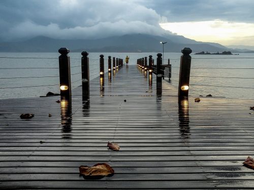 dock pier ocean