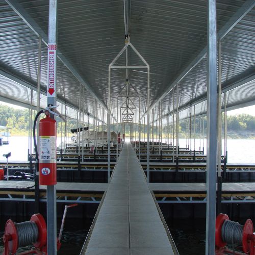 Dock By Lake Truman In Missouri