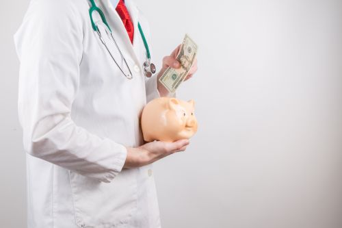 Doctor With Money-box