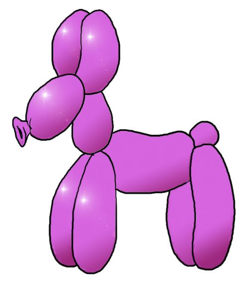 dog puppy balloon