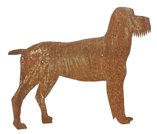 dog  schnauzer  metal figure