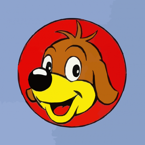 dog head cartoon