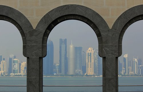 doha  city  skyline