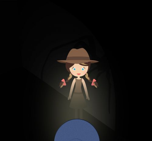 doll hat flashlight