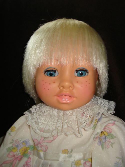 doll blue eyes blond