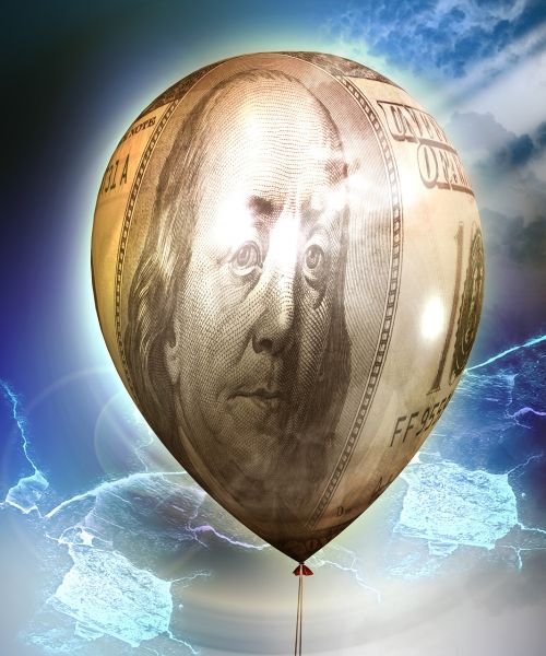 dollar inflation balloon