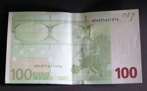 dollar bill 100 euro currency