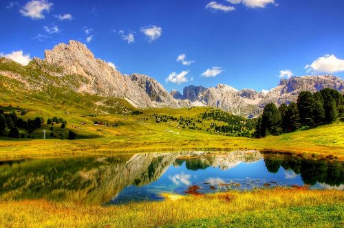 dolomites mountains alpine