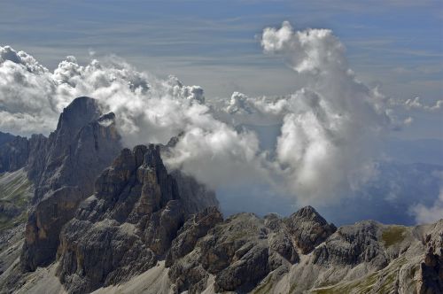 dolomites alpine panorama mountain