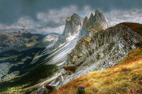 dolomites val gardena nature