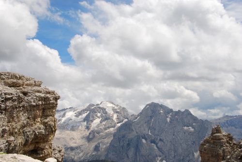 dolomites mountain sky