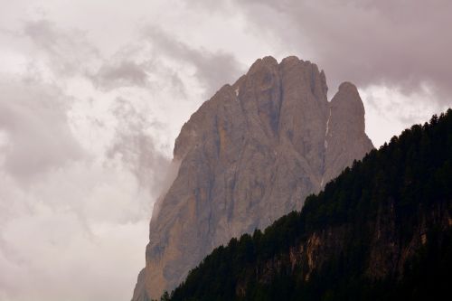 dolomites rock mountain