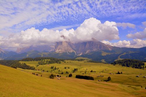 dolomites sky clouds