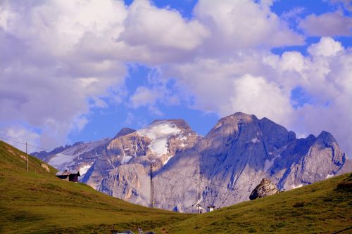 dolomites marmolada glacier