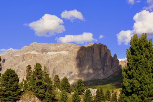 dolomites shadow clouds