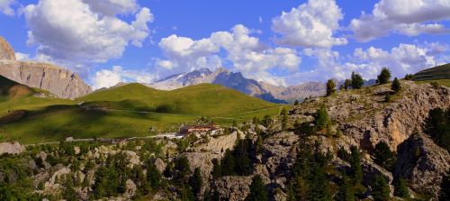 dolomites sky clouds