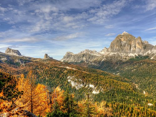 dolomites  tofane  nature