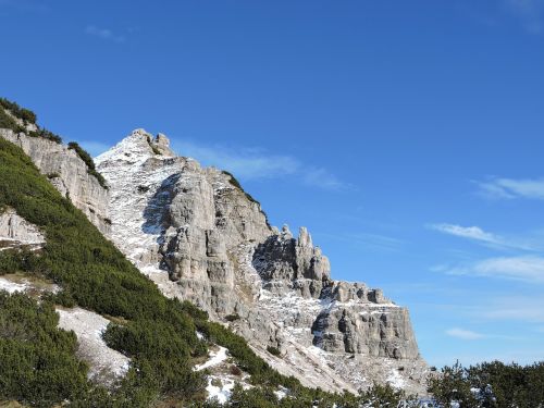 dolomites small mountain