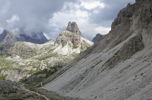 dolomty the alps italy