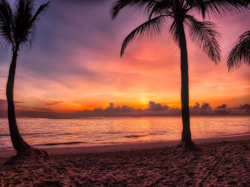 dominican republic sunrise dawn