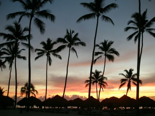 dominican republic beach sunrise