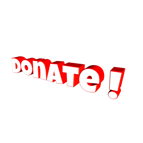 donation font lettering