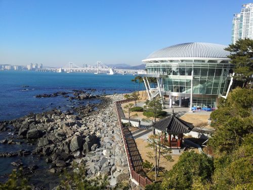 dongbaek island nuri flooring gwangan bridge