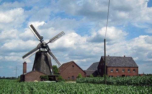 donsbrüggen germany windmill