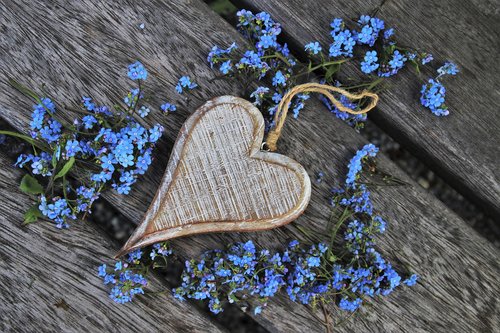 don't forget about me  heart  wooden