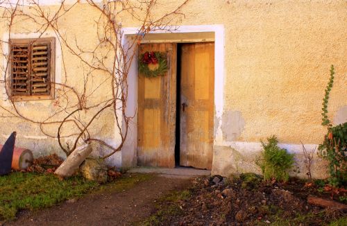 house entrance hausfassade old romantic hauseingang