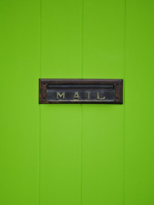 door mail slot mail