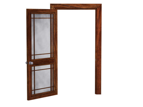door open door wooden door
