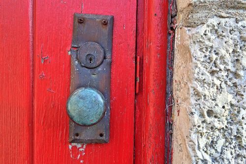 door red handle