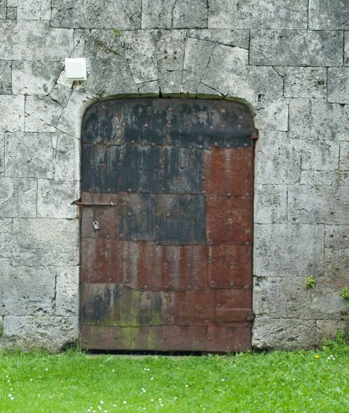 door old iron door