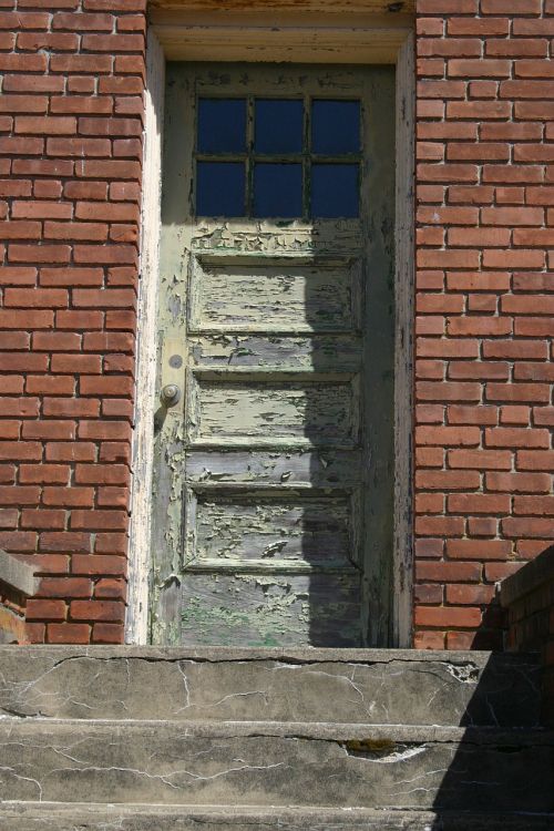 door bricks entrance