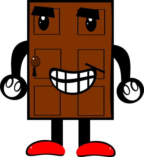 door creature cartoon