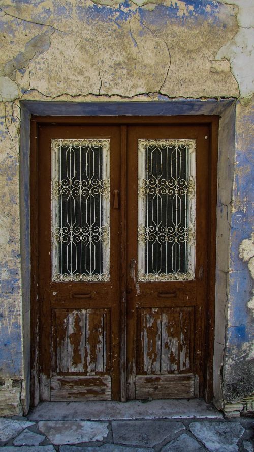 door old weathered