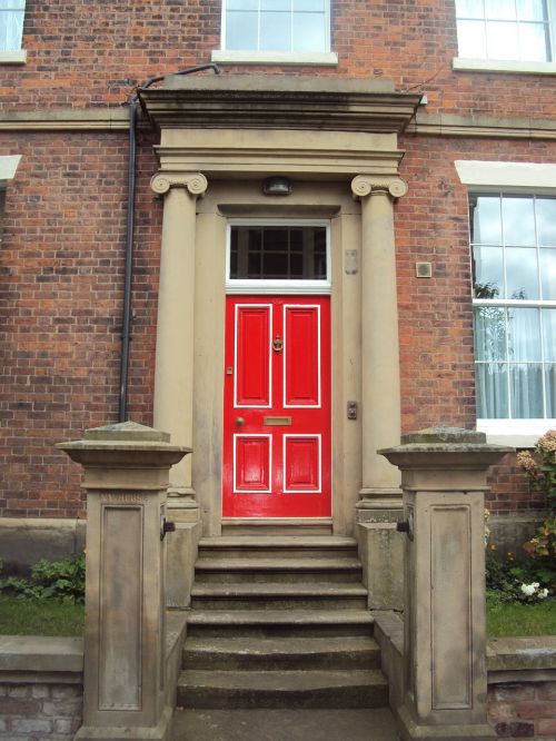 door red door english door