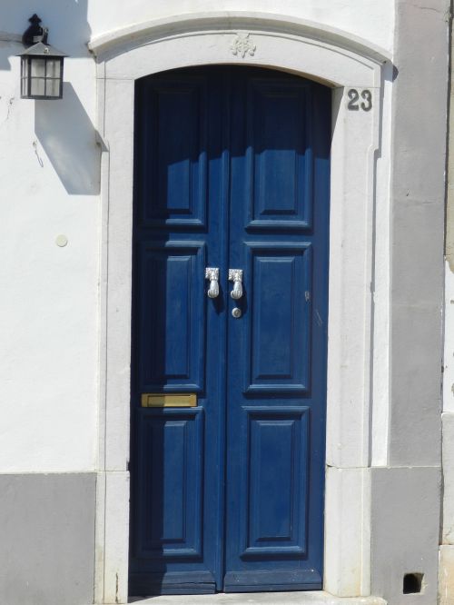 door house blue