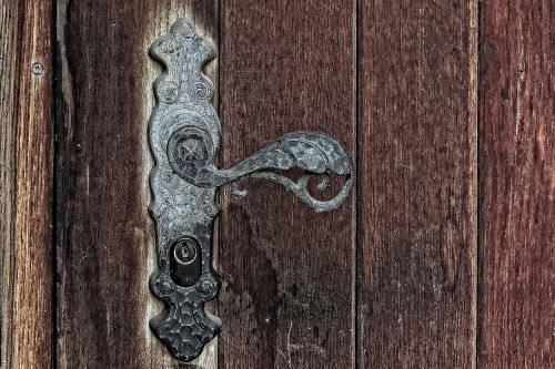 door wooden door door handle