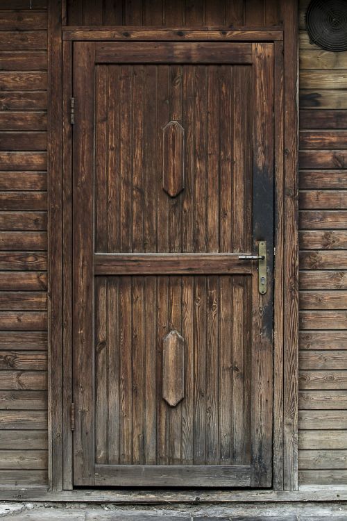 door texture wood
