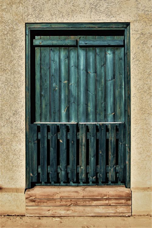 door traditional wooden
