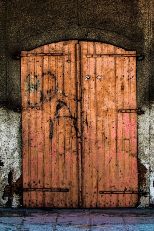 door old wooden