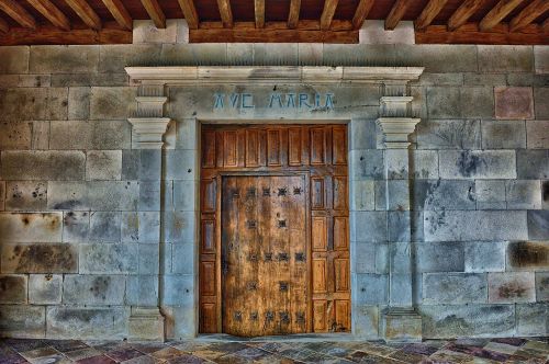 door entry wood