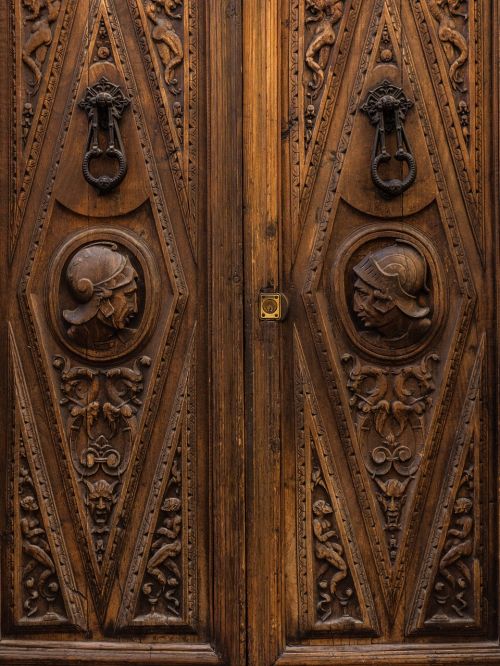 door wood facade