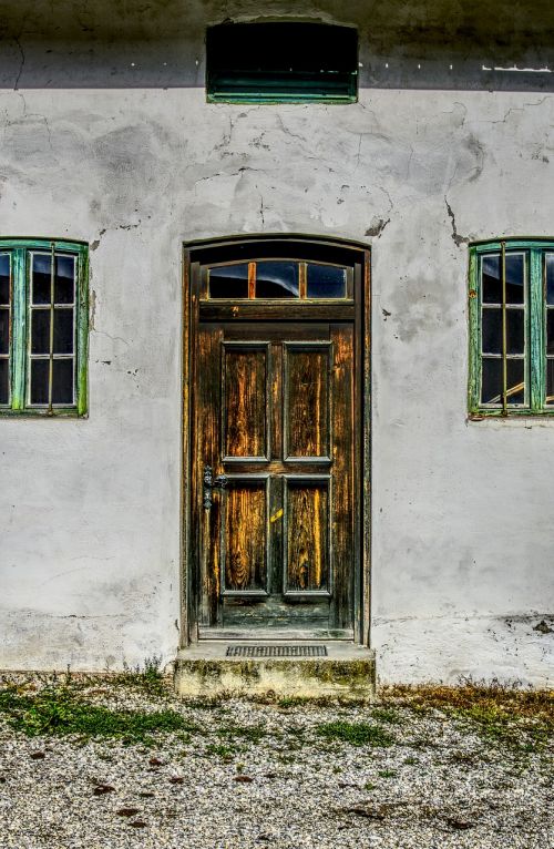 door wooden door old